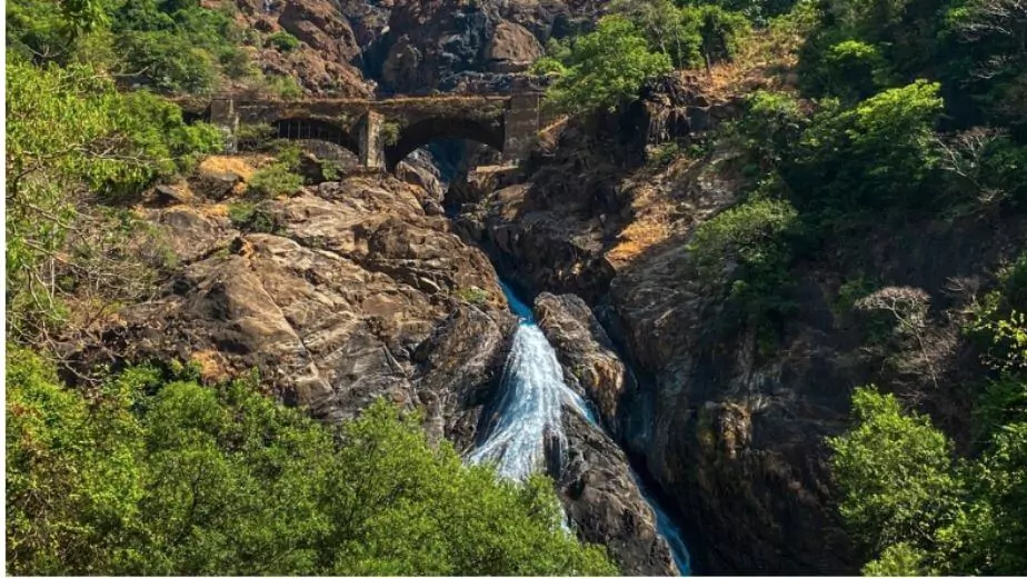 lower half of dudhsagar falls