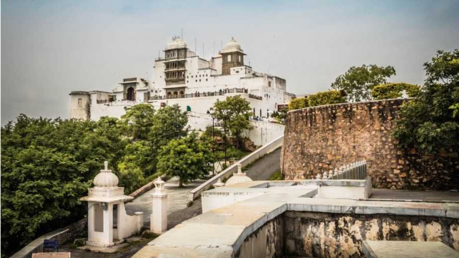 in the grand monsoon palace of udaipur