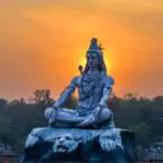 lord shiva statue parmarth niketan haridwar uttarakhand india